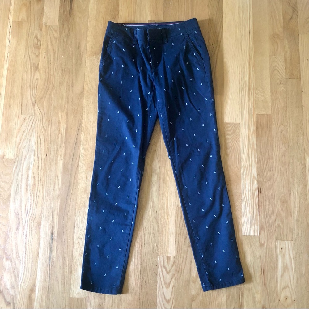 Tommy Hilfiger Hampton Navy Blue Anchor Hampton Pant